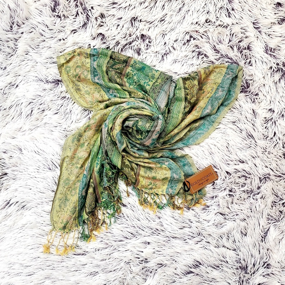 Boho Floral Scarf